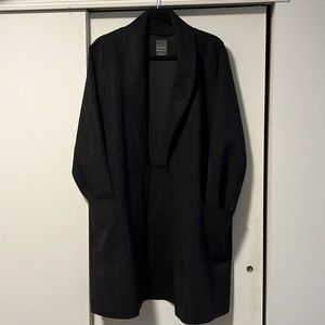 3/4 length Faux Suede Jacket